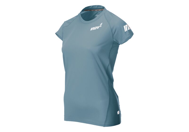 Inov-8 Base Elite Short Sleeve Womens Base Layer Blue Grey Australia (QBHEFM846)